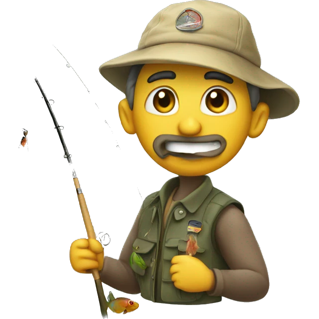 fishing funny emoji