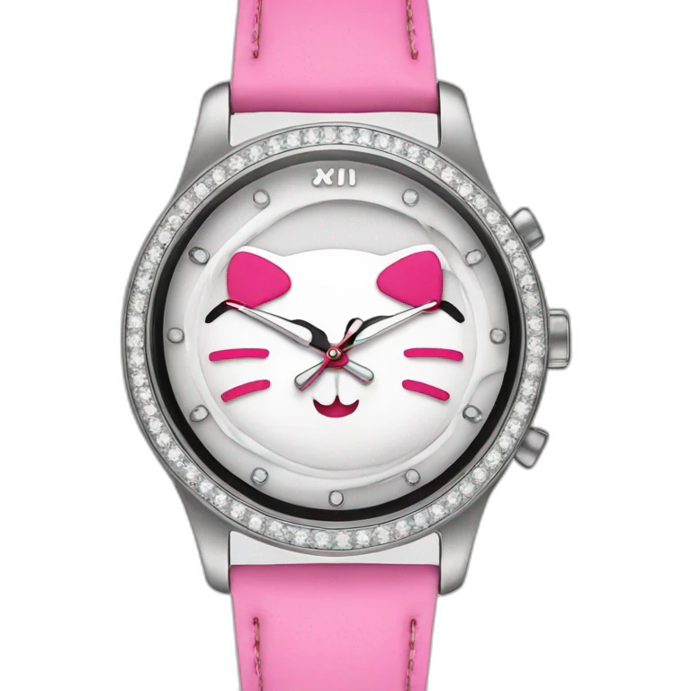 Hello kitty watch emoji