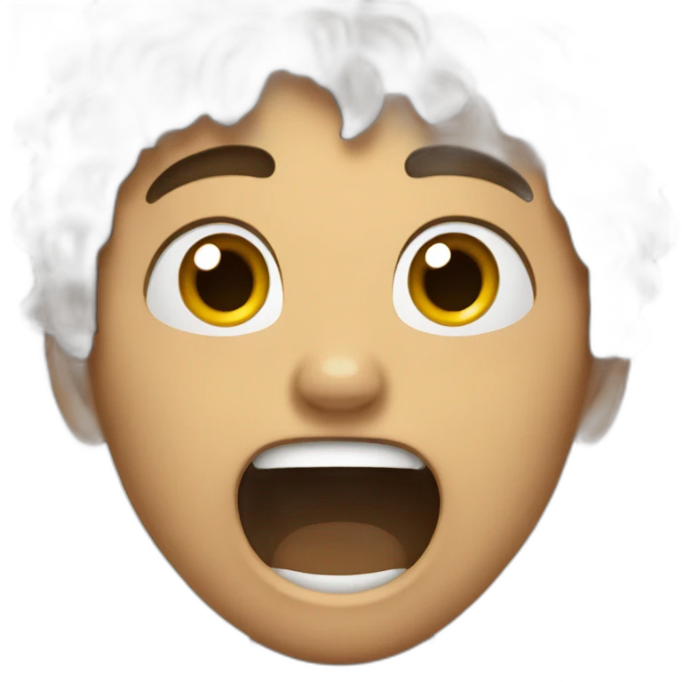 Enistien screaming  emoji