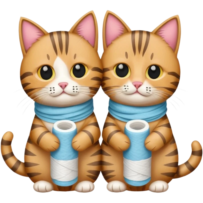 get well soon with cats emoji