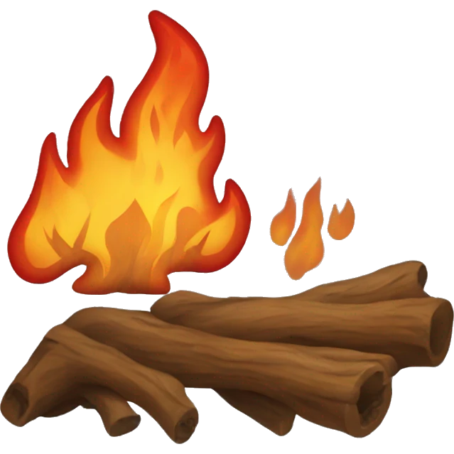 Woods on fire emoji