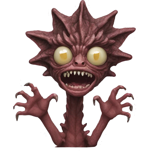 Stranger things Demogorgon emoji