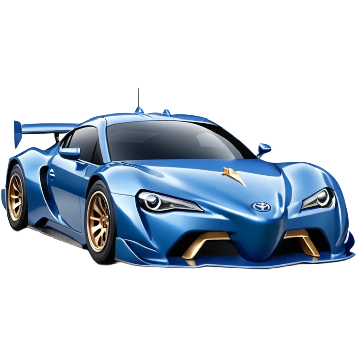 Wonder Woman’s Long wheelbase widened pearly midnight snow blue 2nd generation 2025 Toyota 86 hypercar racer emoji