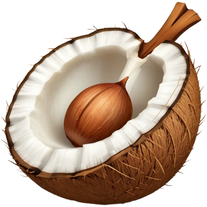 coconut with shall emoji
