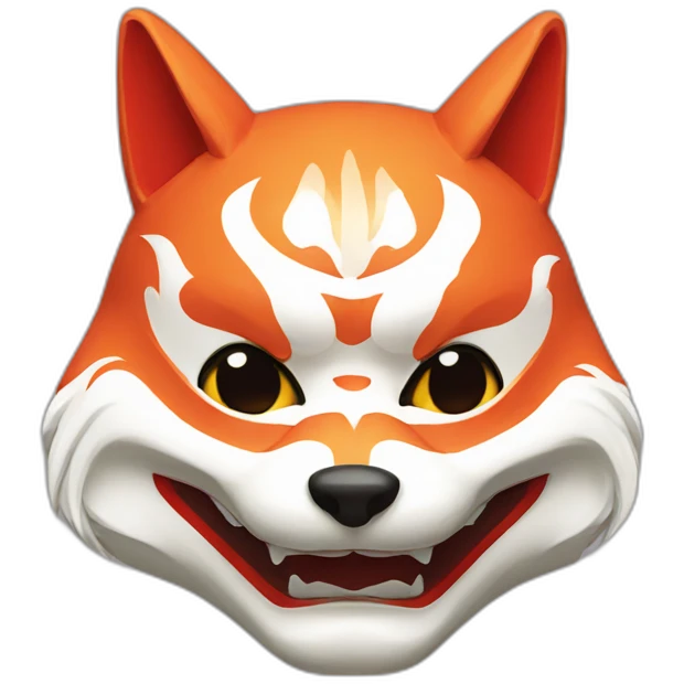 kitsune japanese mask emoji