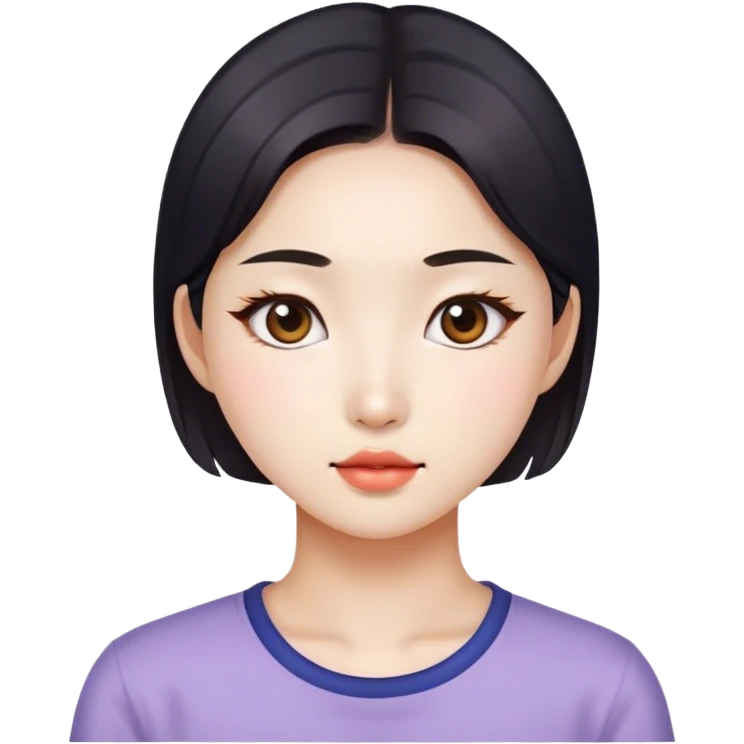 Hot korean gorgeous girl emoji