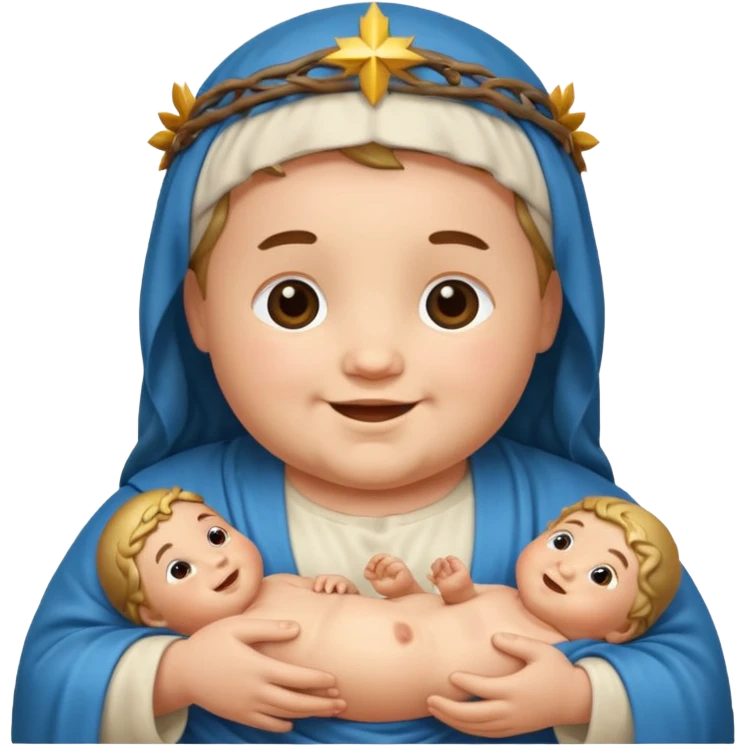 jesus as a baby emoji