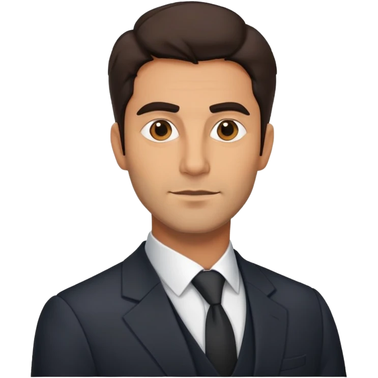 Unshaven Italian man lawyer  emoji