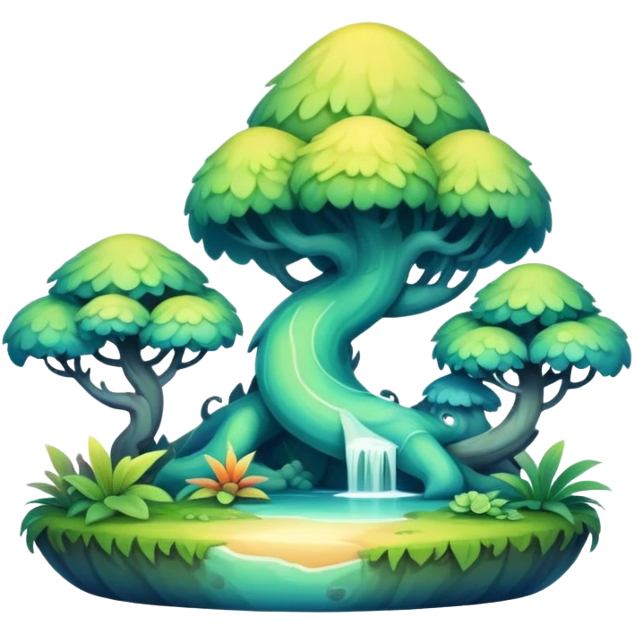  complex detailed gradients aesthetic-Fakémon-creature-scenery-deco emoji