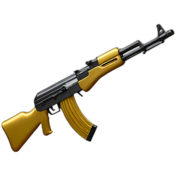 Gold AK-47 emoji