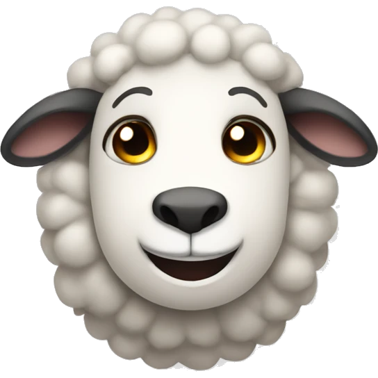 Sheepish grin emoji