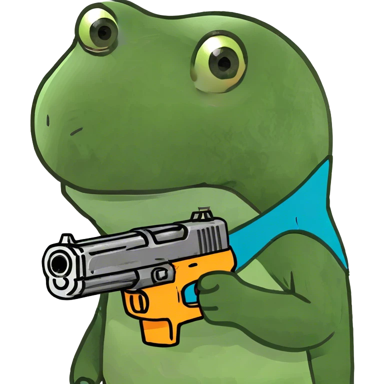 baby holding a gun  emoji