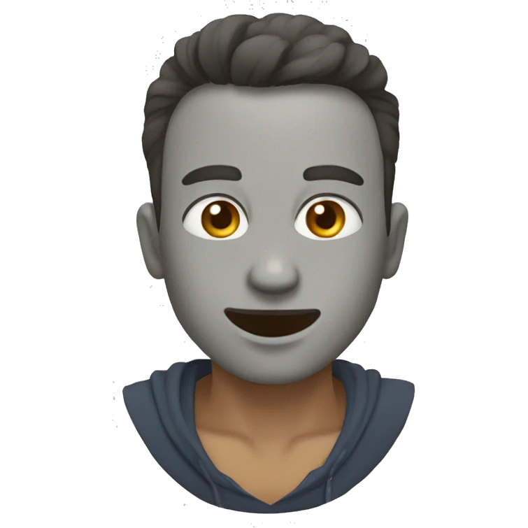 Abaixando a cabeça  emoji