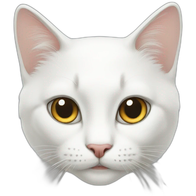 White kat emoji
