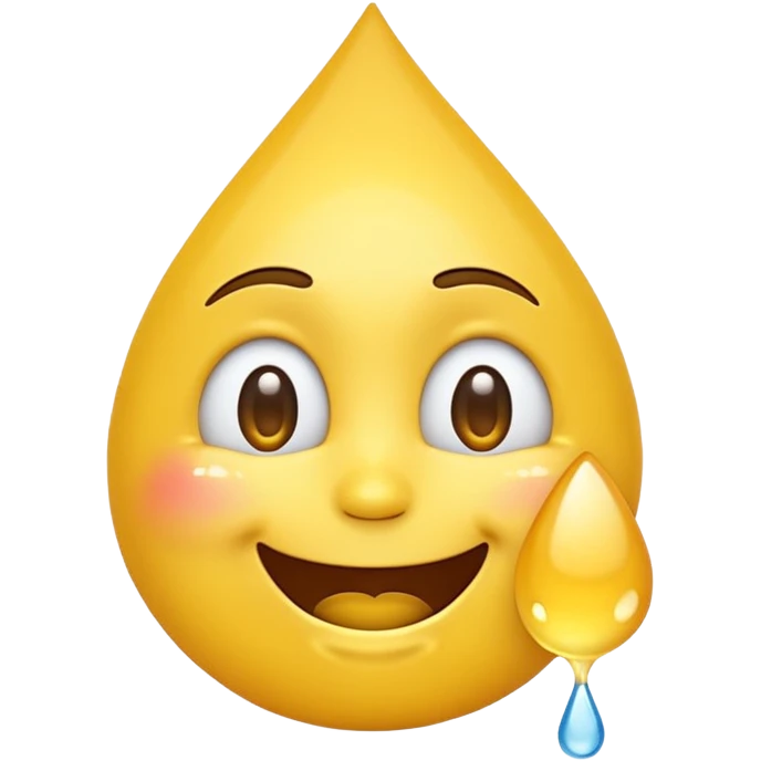 make me a amoji happy with tears emoji