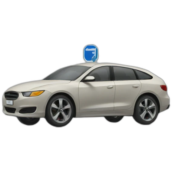 car parking sign emoji