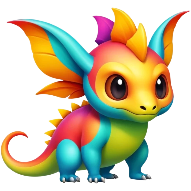 Vibrant Fakémon-creature emoji