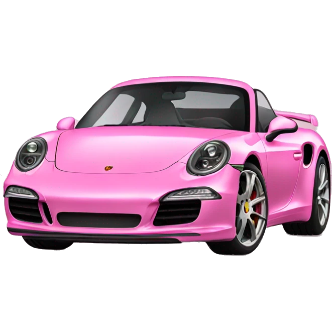 Pink porche  emoji
