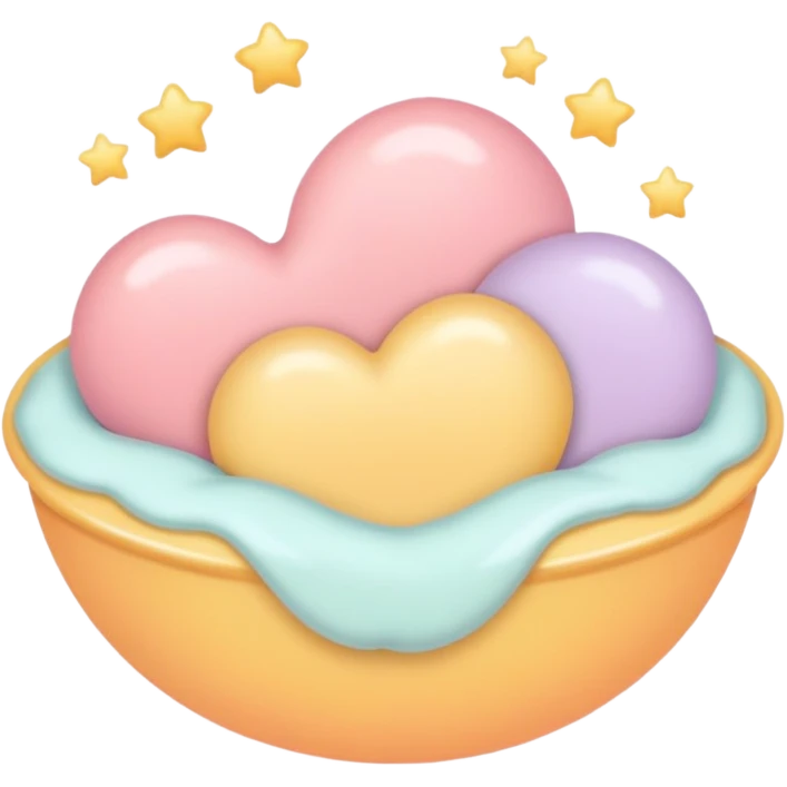 Pastel warm-colored romantic aesthetic  emoji
