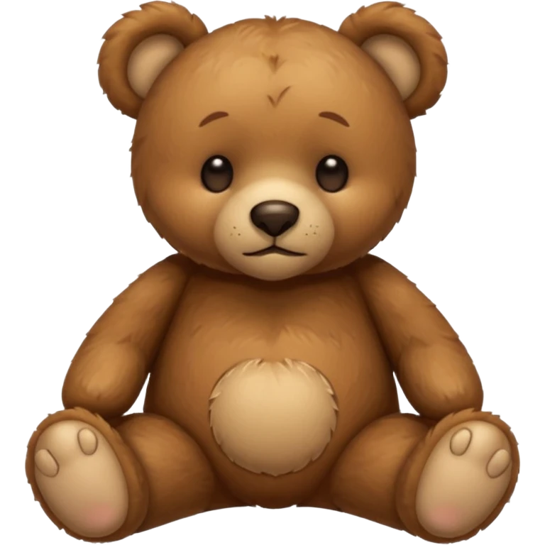 Sleepy teddy bear emoji