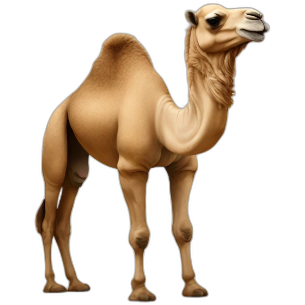 Camel on semster emoji