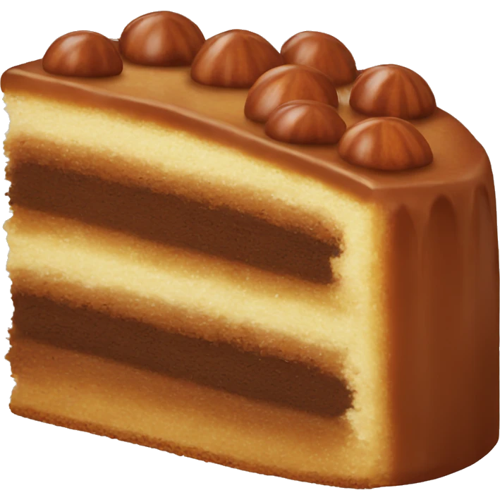 Chestnut cake emoji
