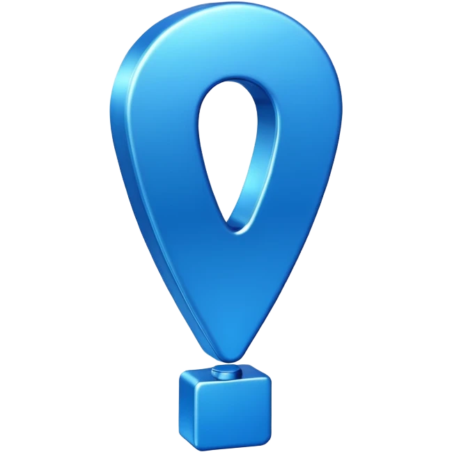 Blue Exclamation mark emoji