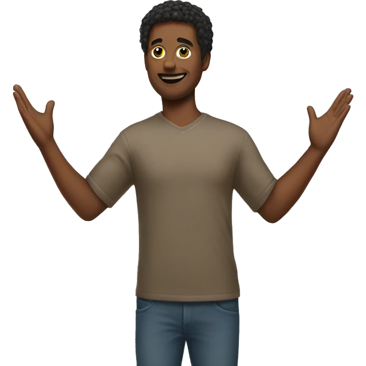 T-pose emoji