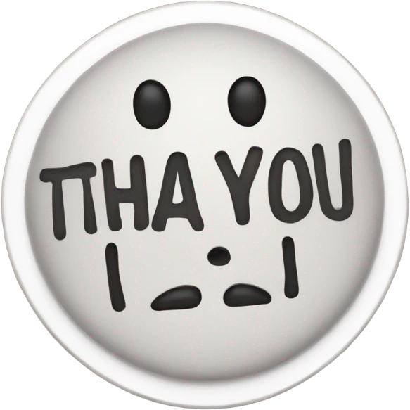 Thank you emoji