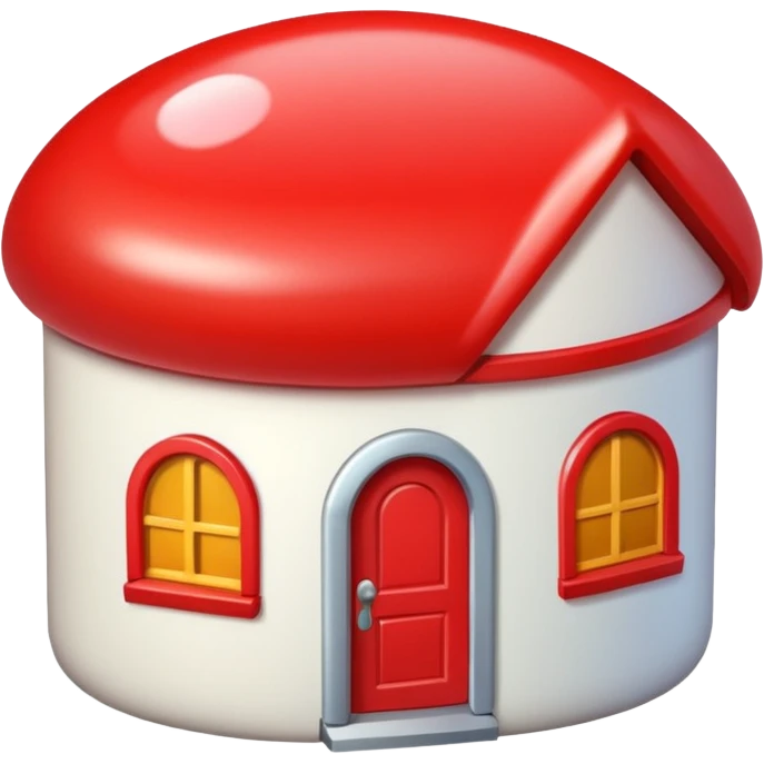 A red pill house  emoji