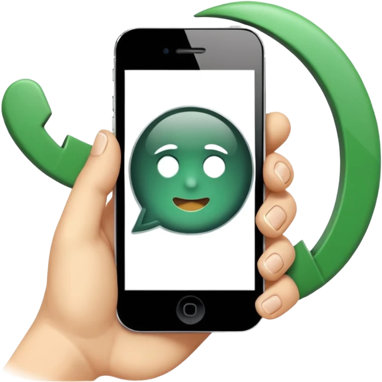 Crea un icono de iPhone WhatsApp que sea haciendo el gesto de meter la nariz por los dedos mientras los dedos hacen un círculo. Así: 👌🏻 emoji