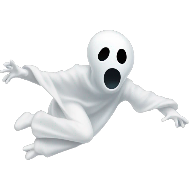 Ghost doing a kick flip  emoji