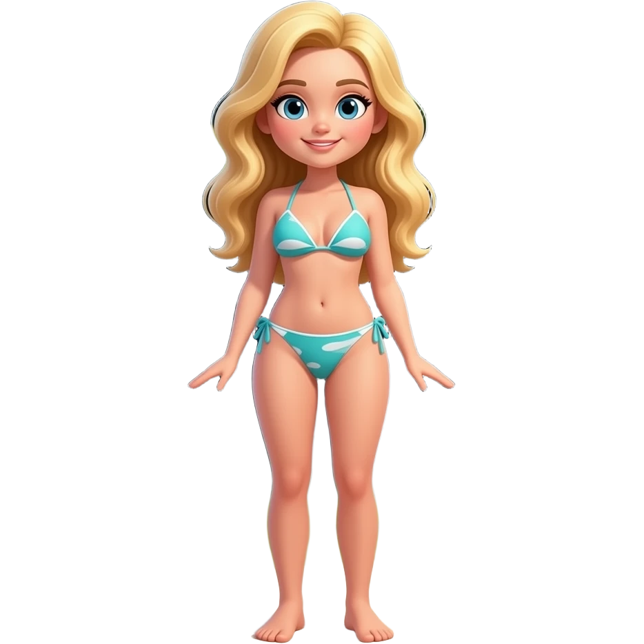 Black Background Woman Bare Feet Green Emoji Swimwear Calm Bikini Blonde Hair Summer emoji