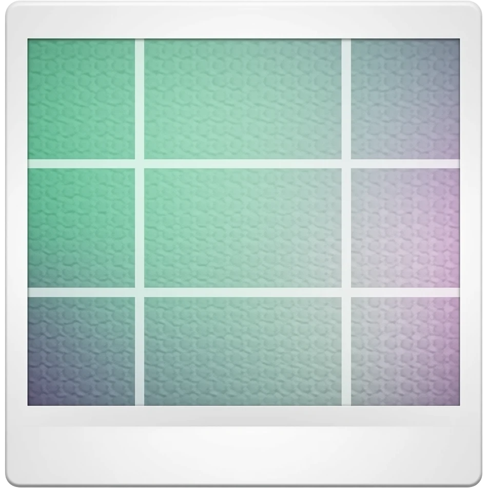 green purple  Polaroid  strip vertical soft paster colour emoji