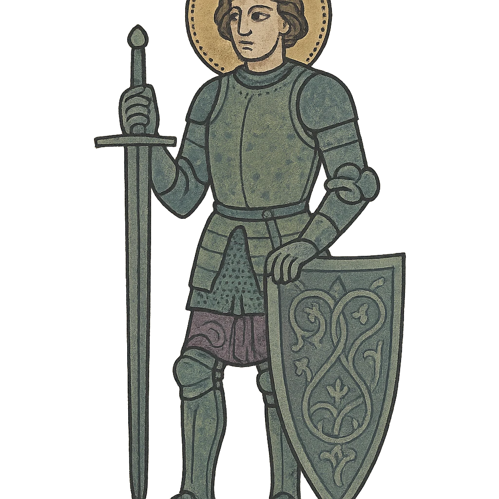 knite in a armor emoji