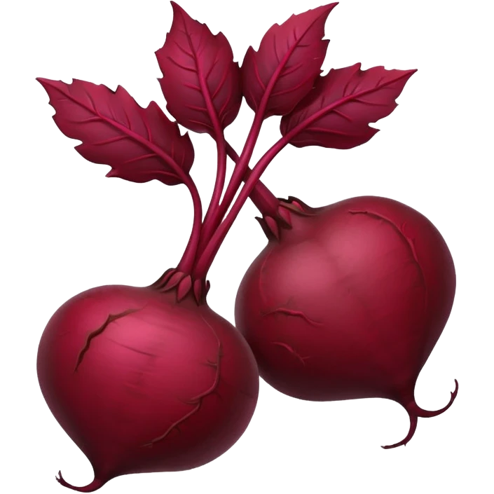 whole beet, no bowl emoji
