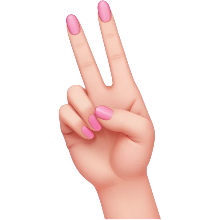 pink middle finger emoji
