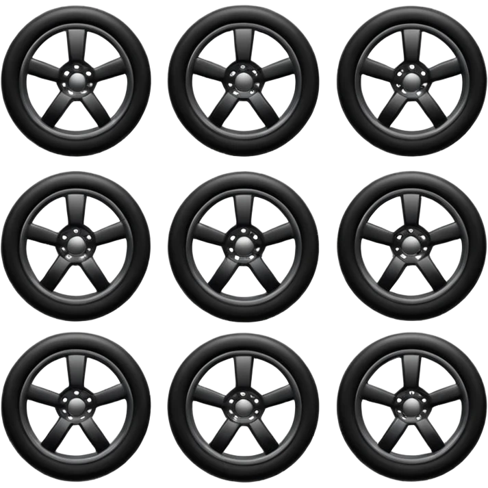 only wheels from the chassis emoji