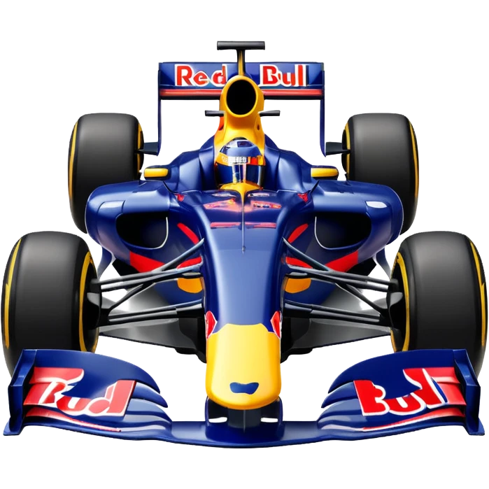 a 2010 Red Bull Formula 1 car emoji