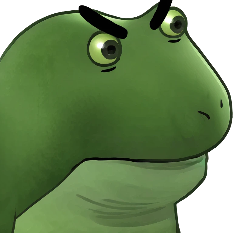 retro 1950s anthropomorphised animal head emoji