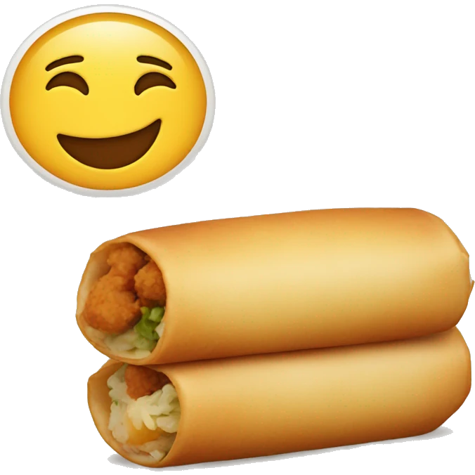 Eggroll emoji