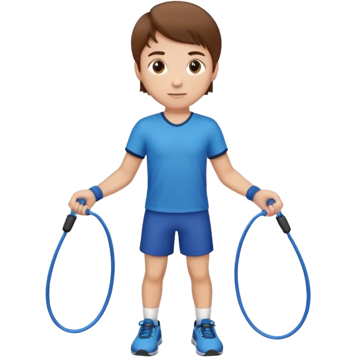 Boy with Skipping Rope emoji
