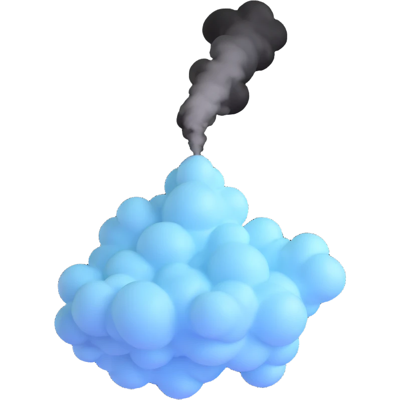 mist vapor emoji
