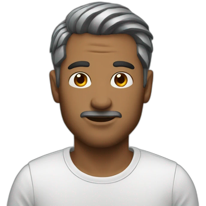 man with fish hook emoji