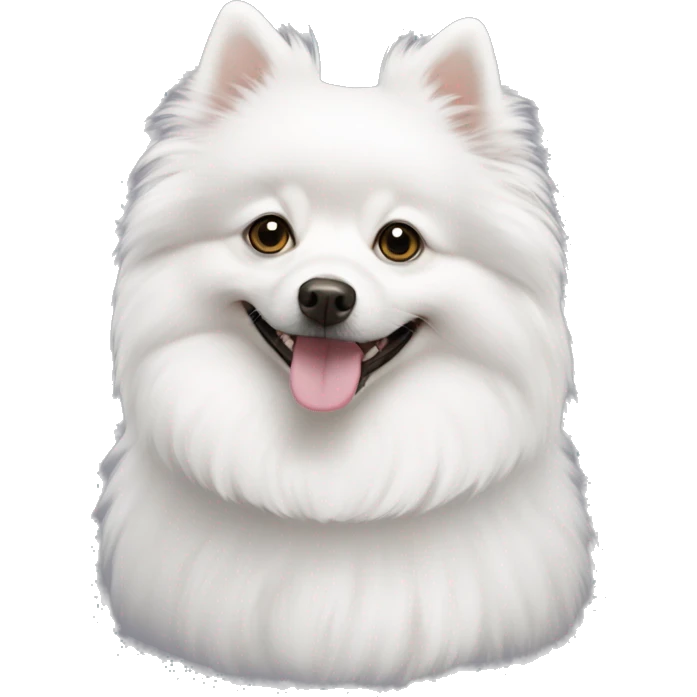 White German Spitz emoji