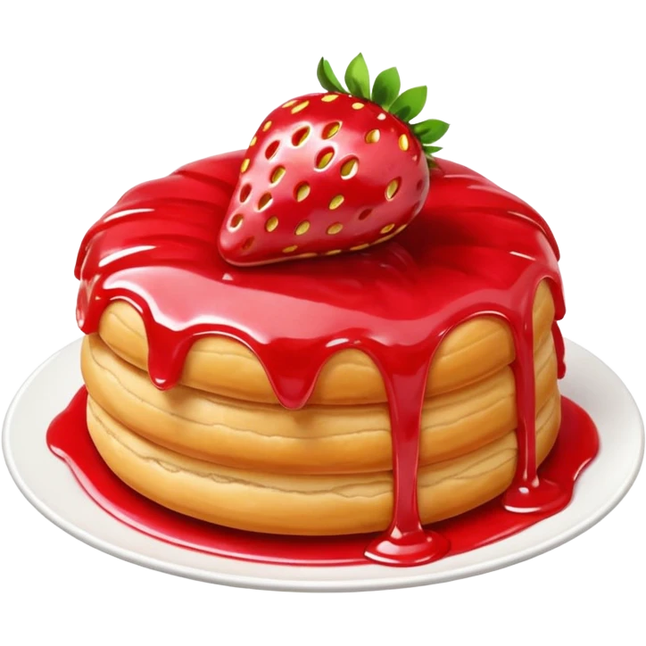 Strawberry Glaze Pastries
 emoji