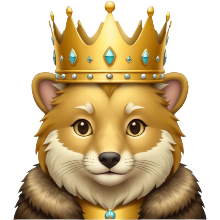 animal with crown  emoji