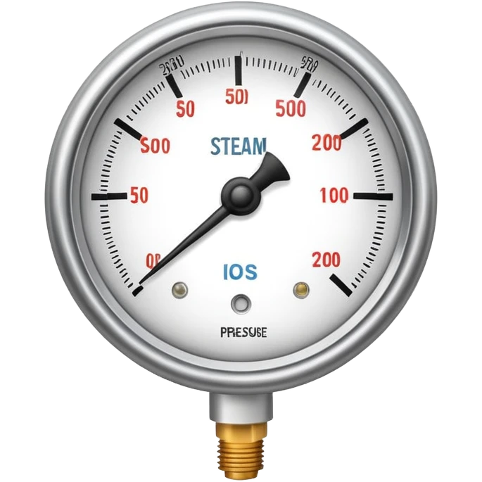 pressure gauge releasing steam emoji