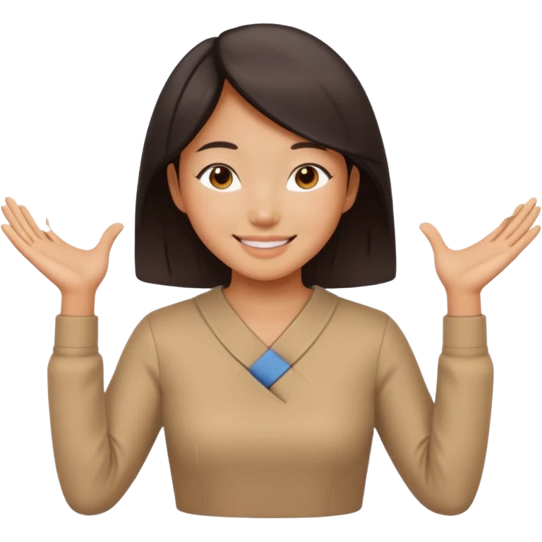 Asian Women Draw X-Shapes With Both Arms emoji