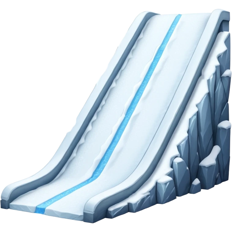 snow slope ramp emoji